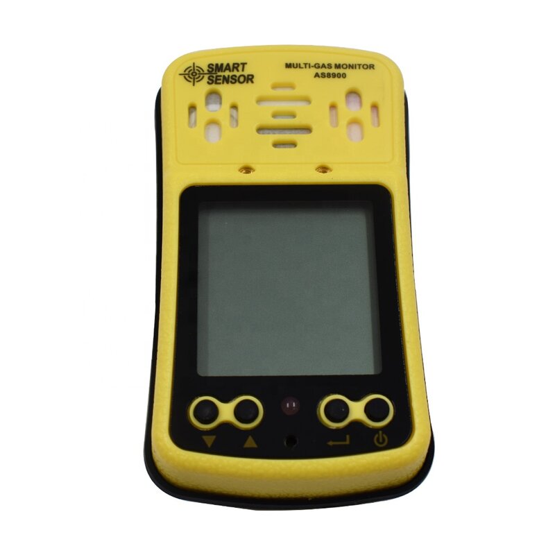 UpgradeAS8900 Smart Sensor 4 in 1 Combustible Gas Detector Analyzer Handheld Multi-Gas Monitor Gas Detector O2CO H2S Analyzer