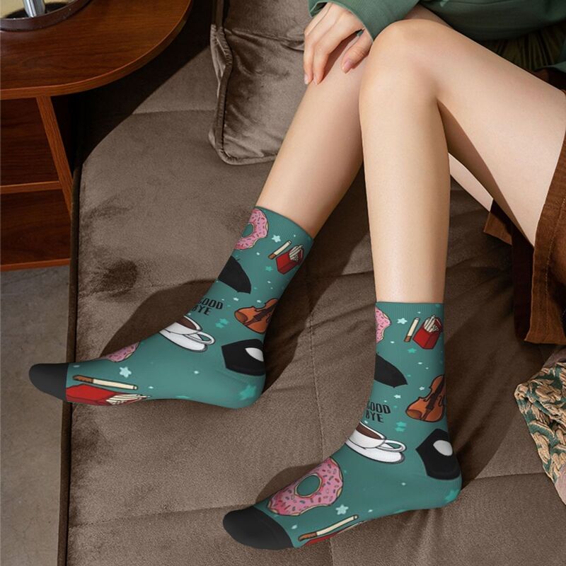 Die Regenschirm Akademie Collage Socken Harajuku super weiche Strümpfe die ganze Saison über Socken für das Geburtstags geschenk der Frau