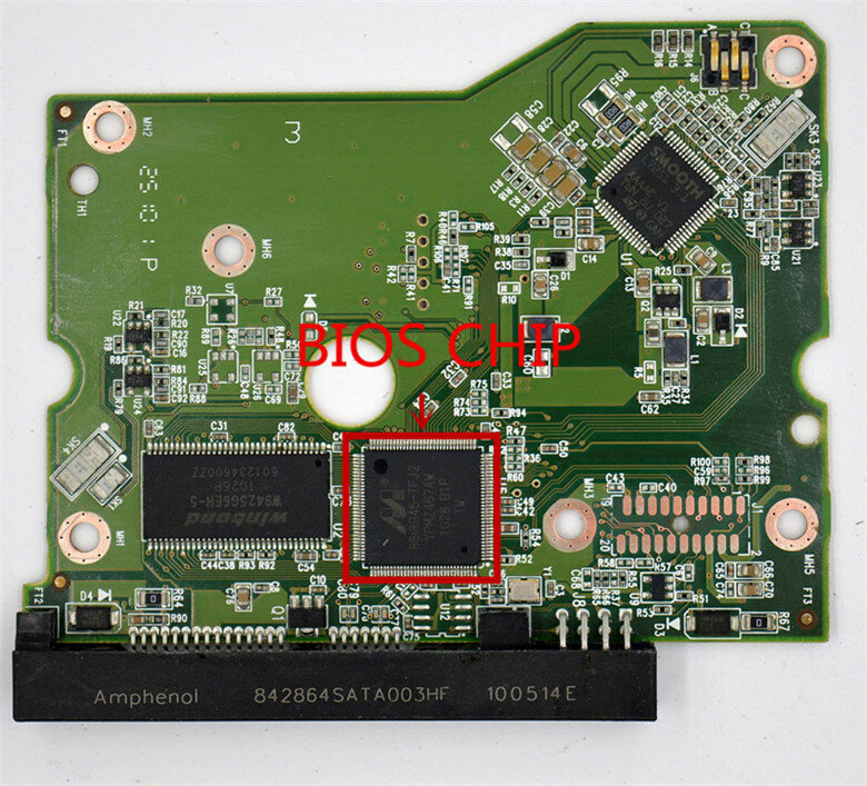 Western Digital hard disk circuit board/ 2060-771642-000 REV P1 , 2060 771642 000 ,2061-771642-F00, 2061-771642-C08
