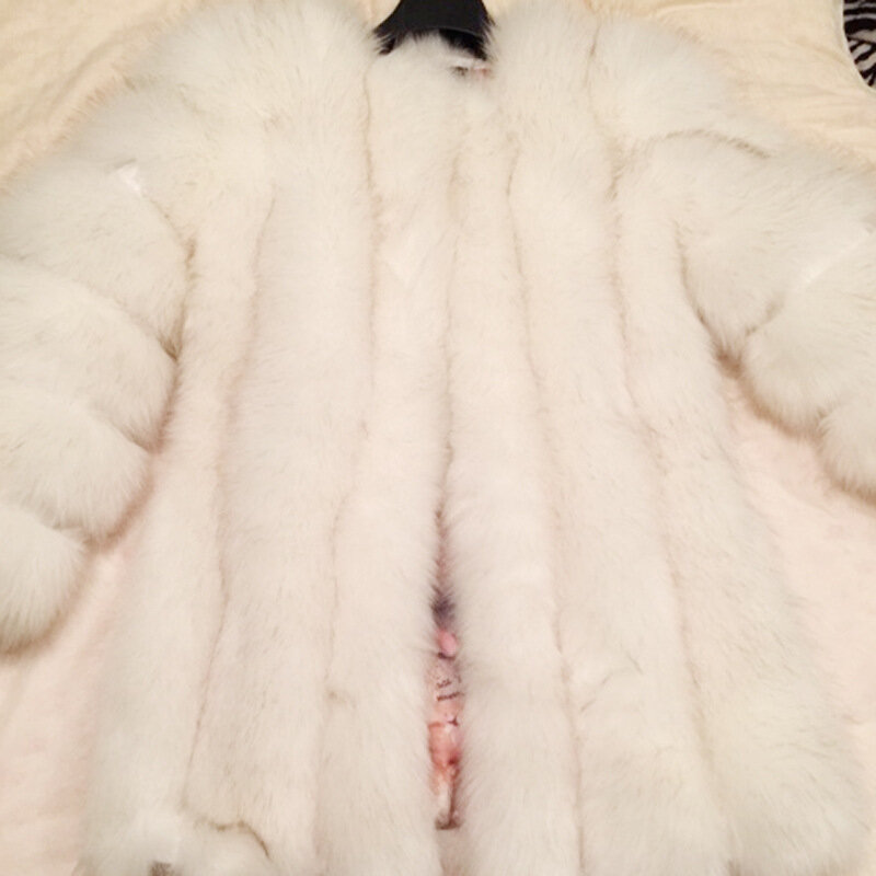 European and American Style Faux Fur Mid-length Ladies Fur Imitation Fur Coat New Fashion Trendy and Comfortable