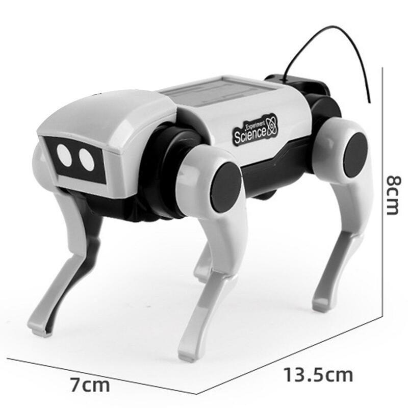 Jouet d'assemblage de chien robot RC pour la décoration de la maison, artisanat de bricolage, ornement de vacances