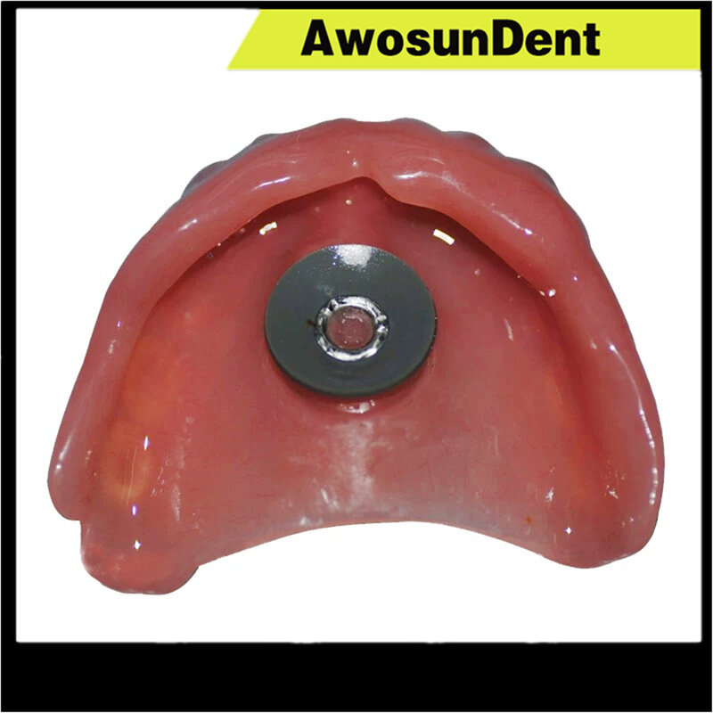 Dental Labor Teil Material Basis Gummi Tablett Saugnapf Prothese Volle Mund Oberen Sucker