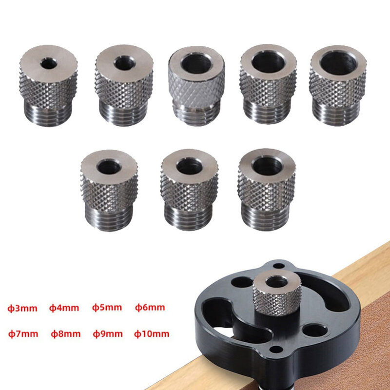 1Pcs 3/4/5/6/7/8/9/10mm Drill Sleeve Bushing M14 Dowelling Jig Wood Drilling Guide Locator For Woodworking Drill Power Tools