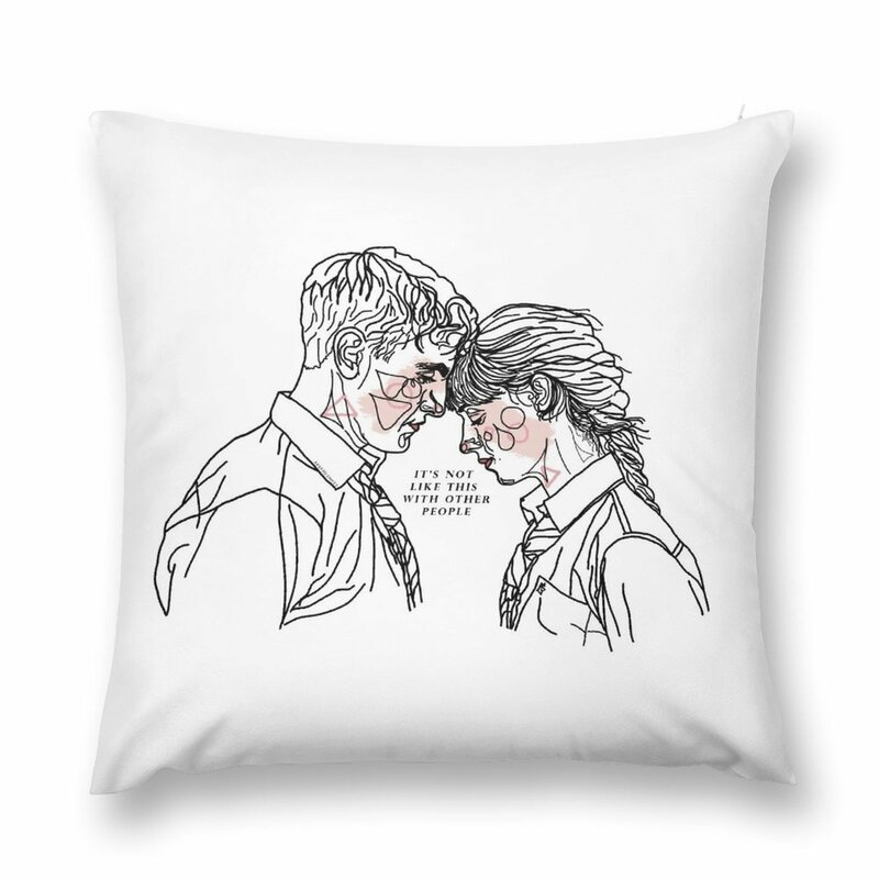 Normal People ; Connell & Marianne (with colour) Throw Pillow Cushions For Decorative Sofa Sofa Cover