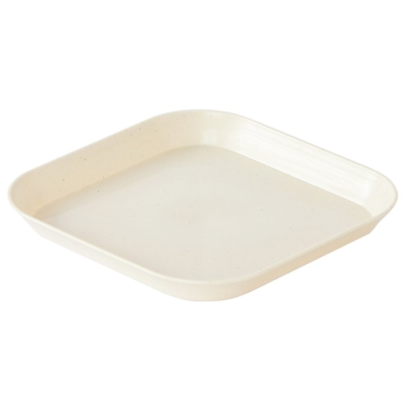 Wheat Straw Plate Reusable Lightweight Dishwasher & Microwave Safe Plate