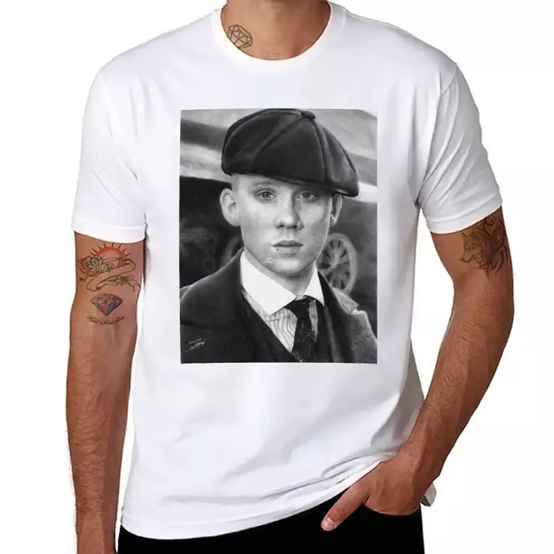 Camiseta gráfica John Shelby masculina, Animal Print, Hip Hop, Funnys Boys