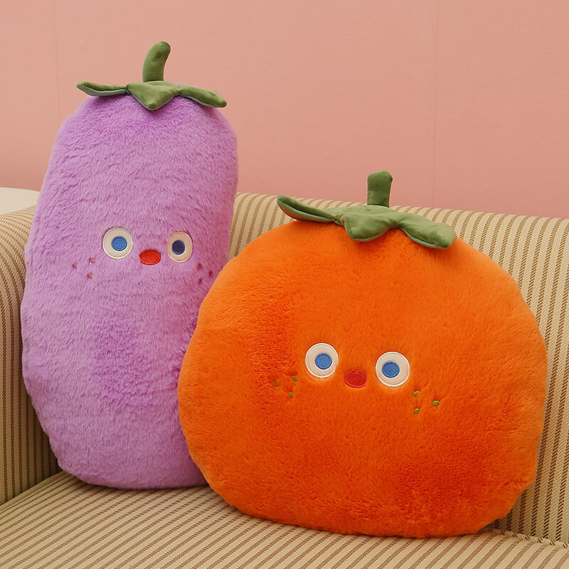 Cartoon Fruits peluche cuscino giocattolo carino pianta farcita frutta verdura peluche cuscino Anime Soft Kids Toys GiftsHome Decor