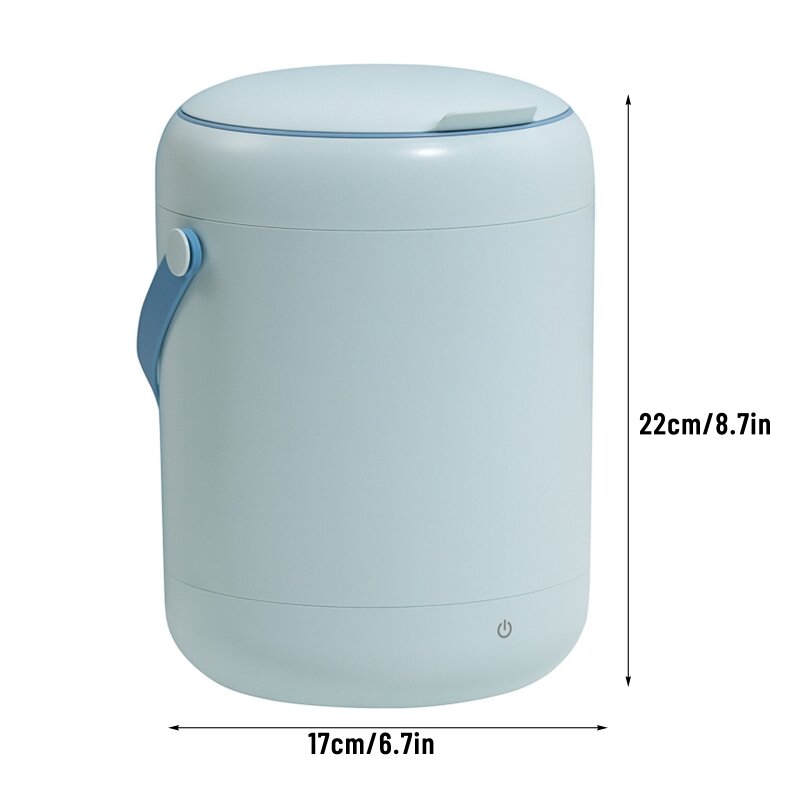 Máquina lavar roupa interior mini ultra-sônica blue-ray máquina lavar portátil transporte da gota