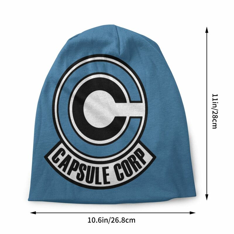 Capsule Corp topi kupluk pria wanita, topi rajut musim dingin keren hangat uniseks dewasa