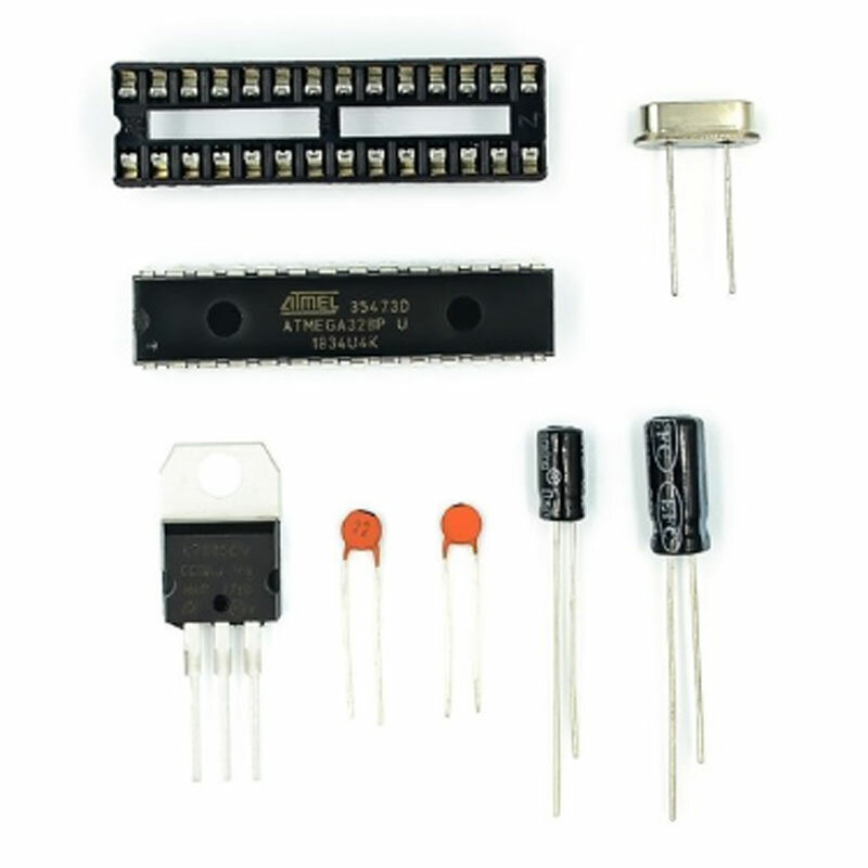 ATMEGA328P-PU Zonder-Ar Duino Bootloader Dip Socket & 16Mhz Crystal Kit
