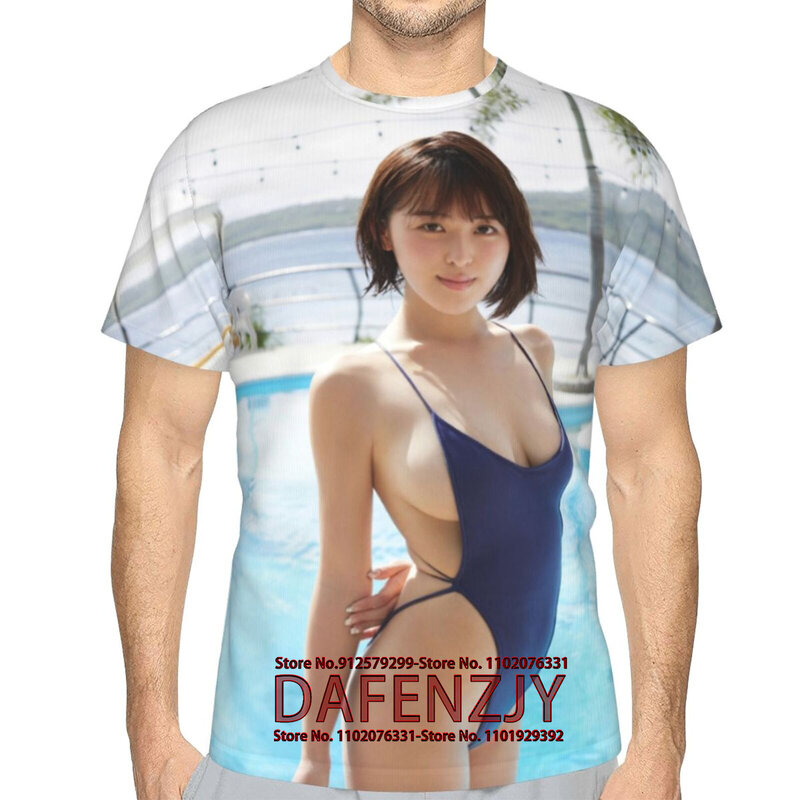 Camisetas estampadas en 3d de belleza Sexy para hombres, Hip-Hop diario, Casual, manga corta, camiseta suelta de gran tamaño, camisetas Harajuku de calle, 20