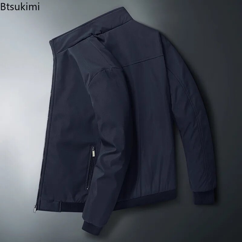 2023 Men's Warm Velvet Jacket Autumn Winter Men Parkas Fur Linner Thicken Jacket Male Casual Overcoat Coats Man Windbreak Coat