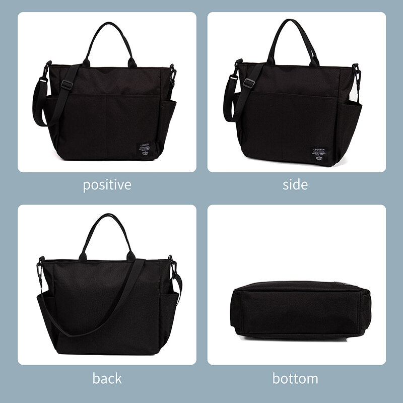 Сумка-Органайзер для подгузников Lequeen для мам, дорожная сумочка-тоут для мам, на детскую коляску, для мам и женщин