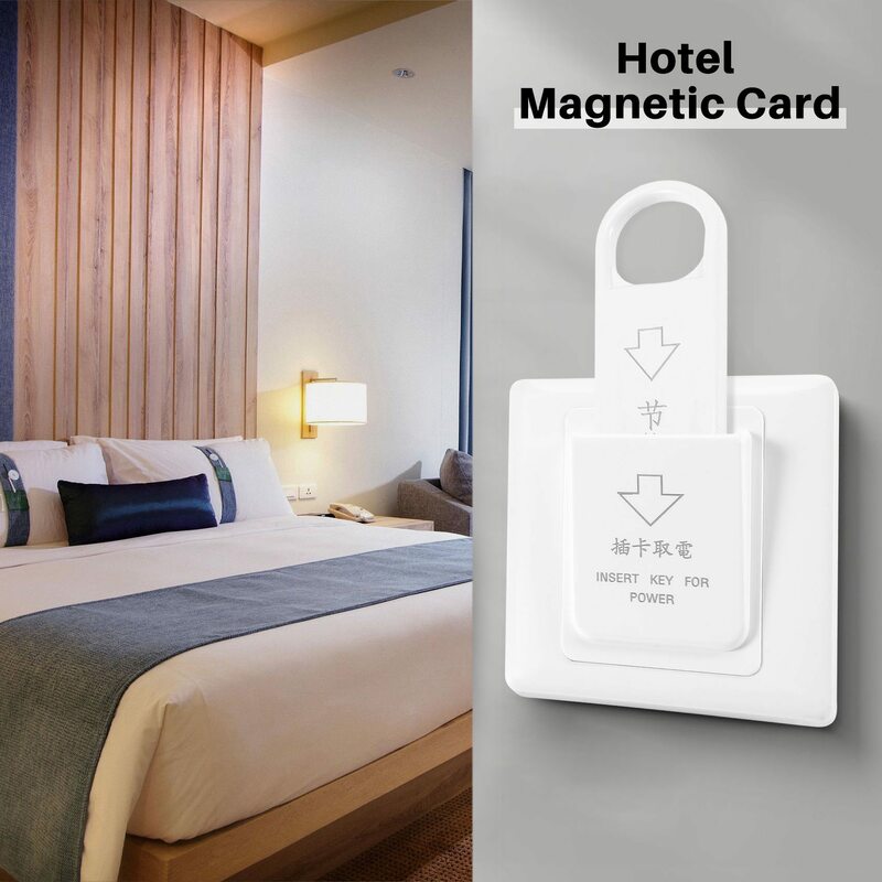 Energy Saving Magnetic Card Switch, Inserir chave para hotel, Alto grau