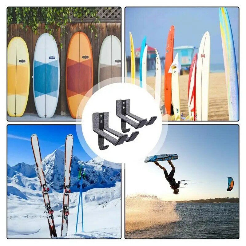 Snowboard Rack Display Hanger, Economia de espaço, Ski Board para sala de estar, Quarto, Casa, Loja de varejo