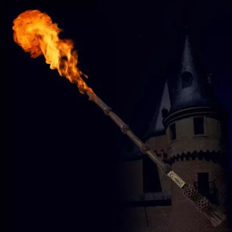 Harri Zauberstab Hermine Dumbledore Sirius Snape Feuer atmender Zauberstab Cosplay Zaubershow Requisiten Kinderspiel zeug Halloween Geschenke
