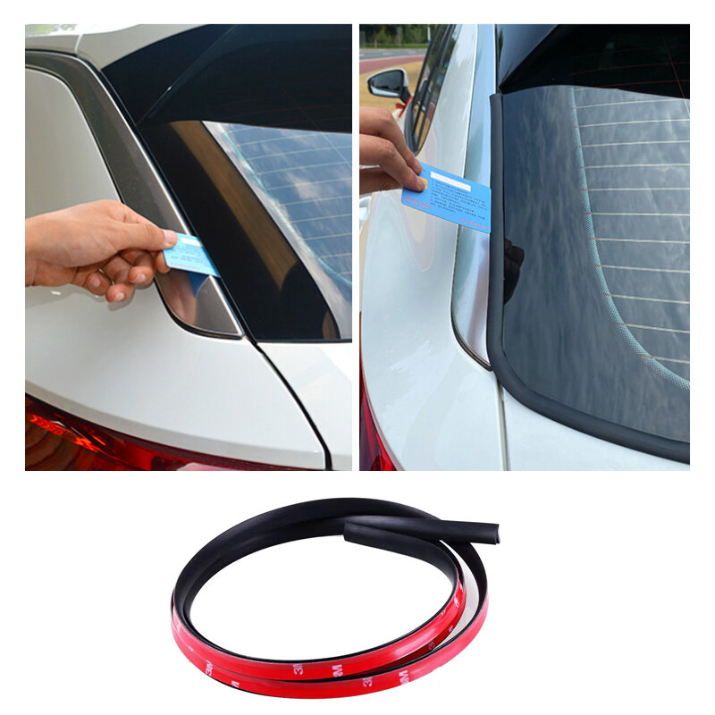 Y forma auto janela gap proteção tiras de vedação do carro borracha à prova de poeira impermeável tira selo do carro protetor isolamento acústico