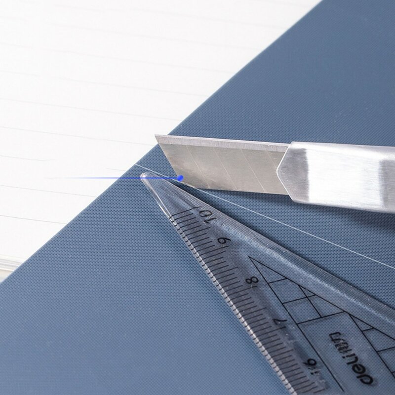 10 szt./pudełko ostrze noża 18mm szerokości 9mm metalowe ostrza do szkoły domowej, papierowe pudełko narzędzie do nóż introligatorski skrawania sztuki