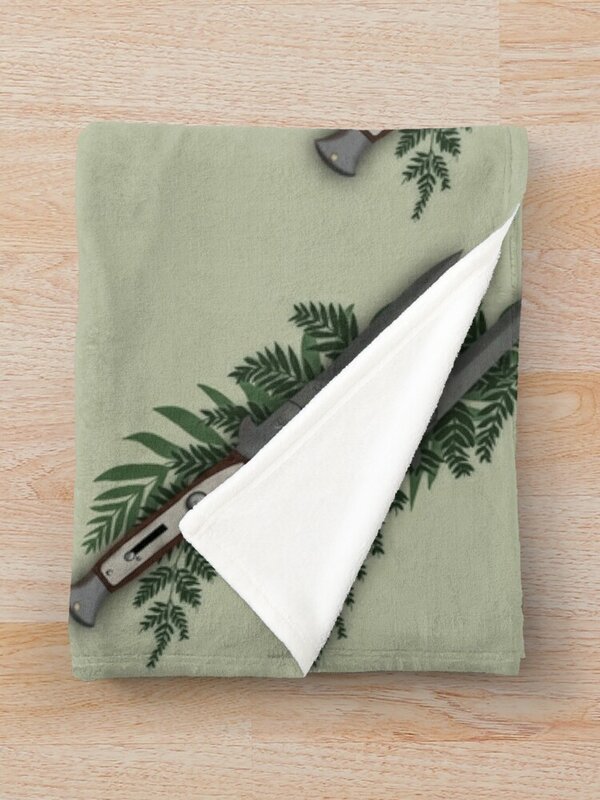 The last of us-Ellie's Knife Throw Blanket, Couvertures lestées pour le lit du mercredi