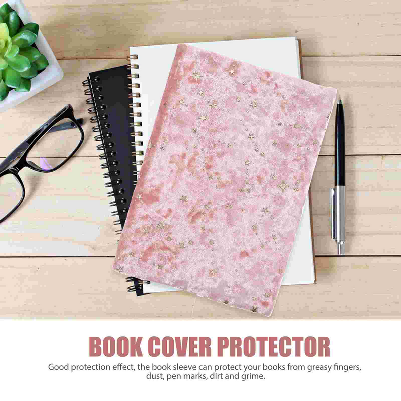 Copertina del libro in tessuto con maniche a libro A5 copertina del libro regolabile copertina del libro protettiva per la decorazione del libro fatta a mano per il libro di casa