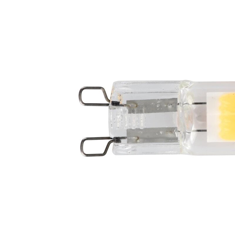 Lâmpada LED super brilhante G9, lâmpada de vidro, branco frio, branco quente, energia constante, iluminação LED, lâmpadas COB, 7W, 9W, 12W, 15W, 220V