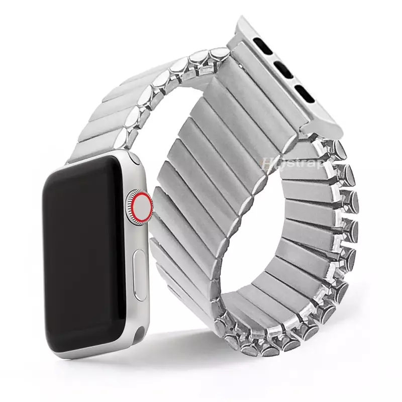 Bracelet de montre élastique pour iWatch, 40mm, 44mm, 42mm, 45mm, 49mm, Bracelet en acier inoxydable pour Apple Watch Series 8, 7, 6, 5, 4, 3, SE, 6 000 fraîchement