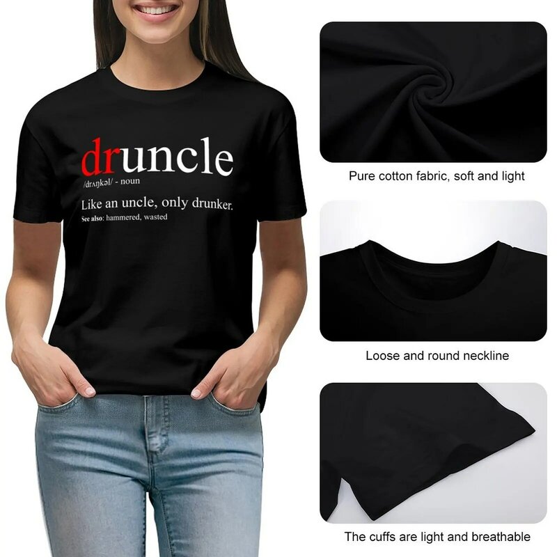 Mens Druncle T-Shirt - Cool & Funny Uncle T-shirt korean fashion summer top korean Women's clothes