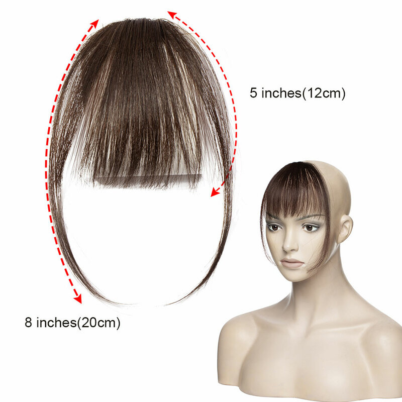 SEGO Clip In Bangs capelli umani Air Bangs frangia invisibile pezzi di capelli biondi brasiliani estensione dei capelli sostitutiva Non remy