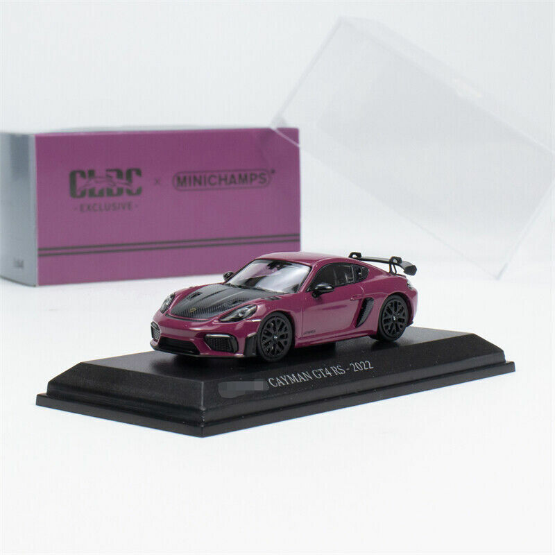 Minichamps 1:64 Cayman Gt4 Rs 2022 Diecast Model Auto Collectie Limited Edition Hobby Speelgoed