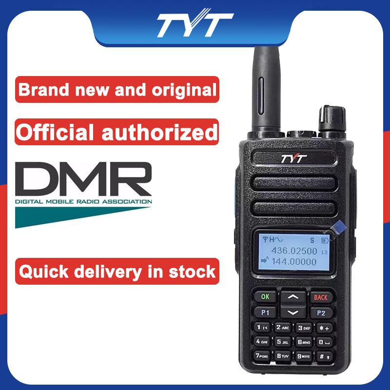TYT-Digital Two Way Walkie Talkie Radio, MD-750, Dual Band, 136-174,400-470MHz