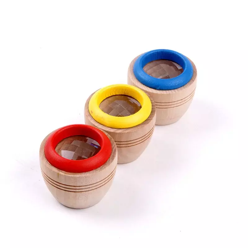 Wooden Kaleidoscopes Toy Kids Montessori Educational Interesting Colorful World Educational Science Toys Gifts For Children