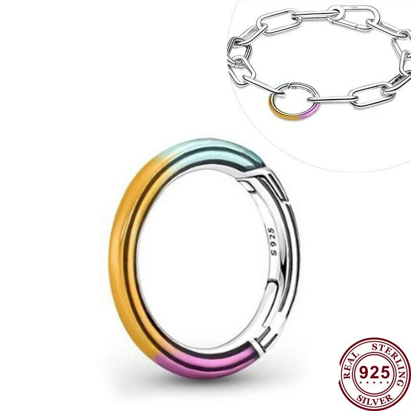Nieuwe Populaire 925 Zilver Me Love Gratis Connector Hanger Logo Accessoires Voor Originele Vrouwen Me Armband Ketting