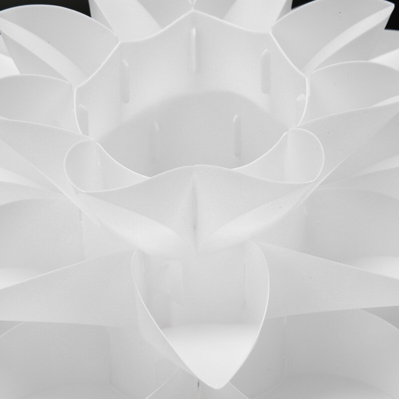 Lotus Flower Chandelier Lampshade, 6-Layer Abajur, Quarto Romântico, Tampa de Iluminação Pendente, Hotel Bar Decor, DIY, 2 Pcs