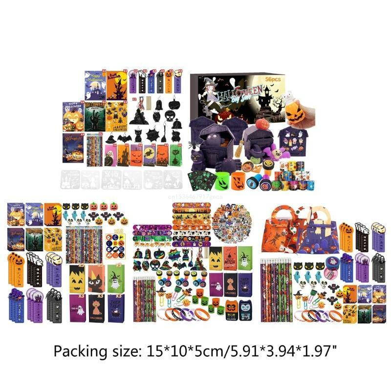 Halloween Gift Set Halloween Stationery Set with Treat Bags, Halloween Toy Dropship