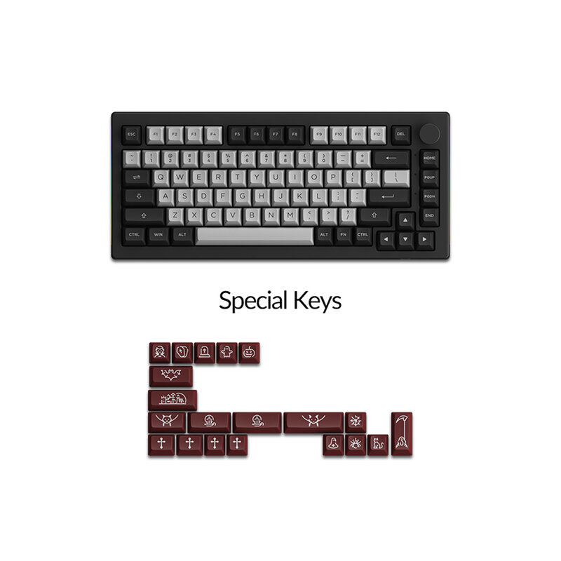 Akko 5075B Plus V2 75% Keyboard Gaming Mekanis RGB Multi-mode Dapat Ditukar Populer 2.4GHz Nirkabel/USB Tipe C/Bluetooth 5.0