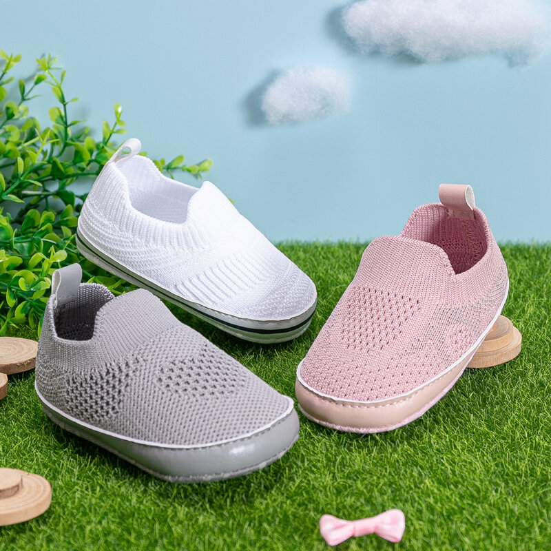 KIDSUN-zapatos informales para bebé, zapatillas transpirables de algodón para primeros pasos, suela suave, deportivas para cuna