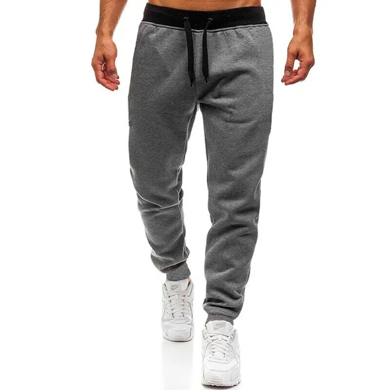 Celana pria musim gugur dan musim dingin baru dalam pakaian pria celana kasual olahraga Jogging baju olahraga Harajuku celana Streetwear
