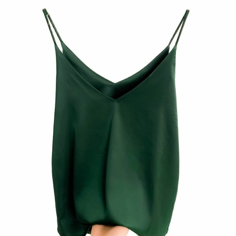 2024 letnia koszulka dopasowana kamizelka seksowna damska bez rękawów w szpic z dekoltem w kolorze szarym podkoszulki damska jednolita czarno/biała koreańska krótkie bluzki Y2k