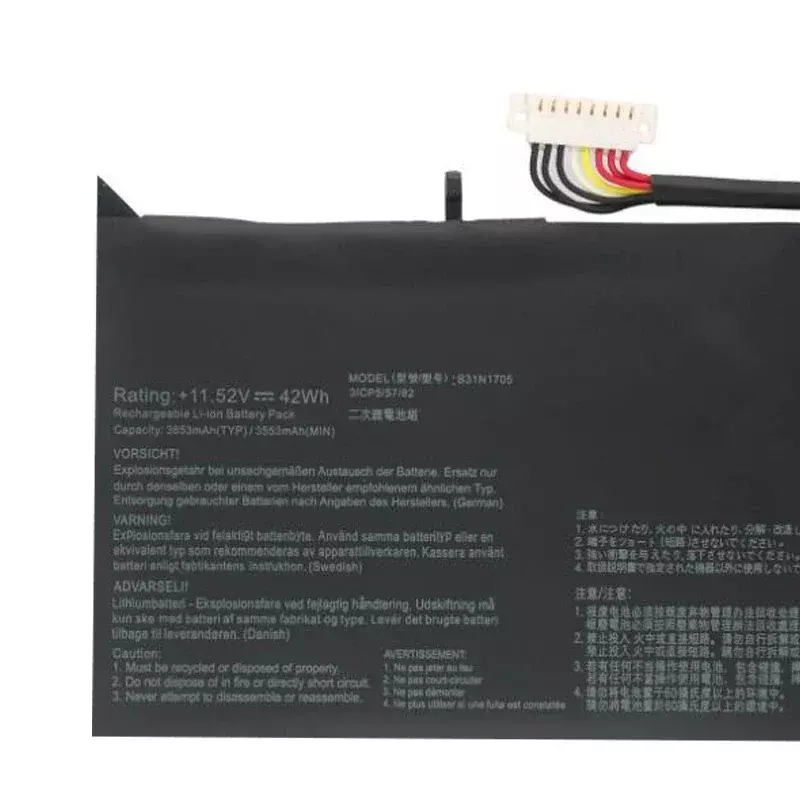 LMDTK-batería B31N1705 para portátil Asus VivoBook Flip, TP410U, TP410UA, TP410UR, TP410UF, Q405UA, UX460UA, nueva