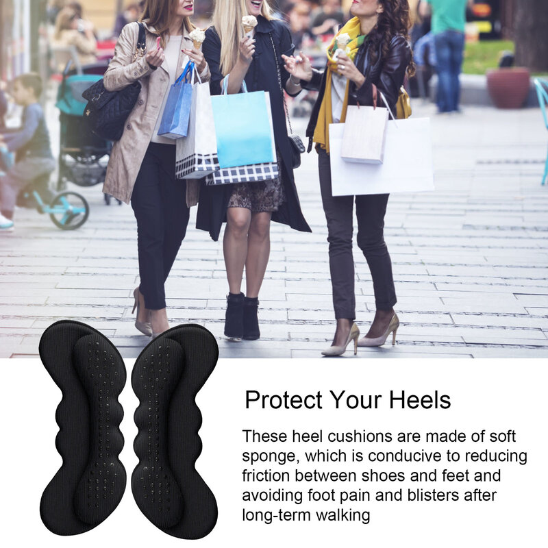 Protezioni per il tallone per le donne inserti per il tallone per le donne adesivo per il tallone posteriore per aiutare a mantenere il tallone In posizione nella scarpa e migliorare la scarpa