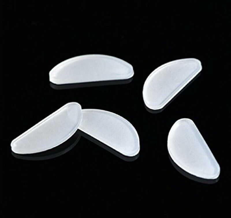 Coussinets de protection en silicone pour lunettes de soleil, 5/20 paires, tampons antarctateurs, adhésifs, non alds, clairs, noirs, fins, pour lunettes, nouveau