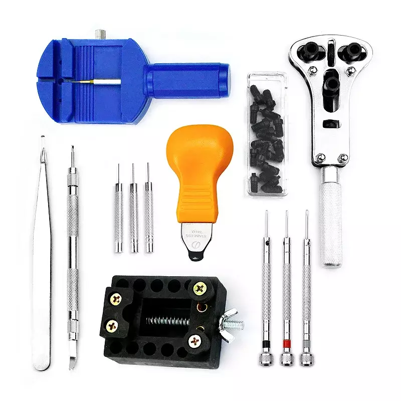 13pcs Watch Repair Tool Lightweight Portable Opener Multifunctional Practical Kit Set Pin Strap Remover Battery Replacement