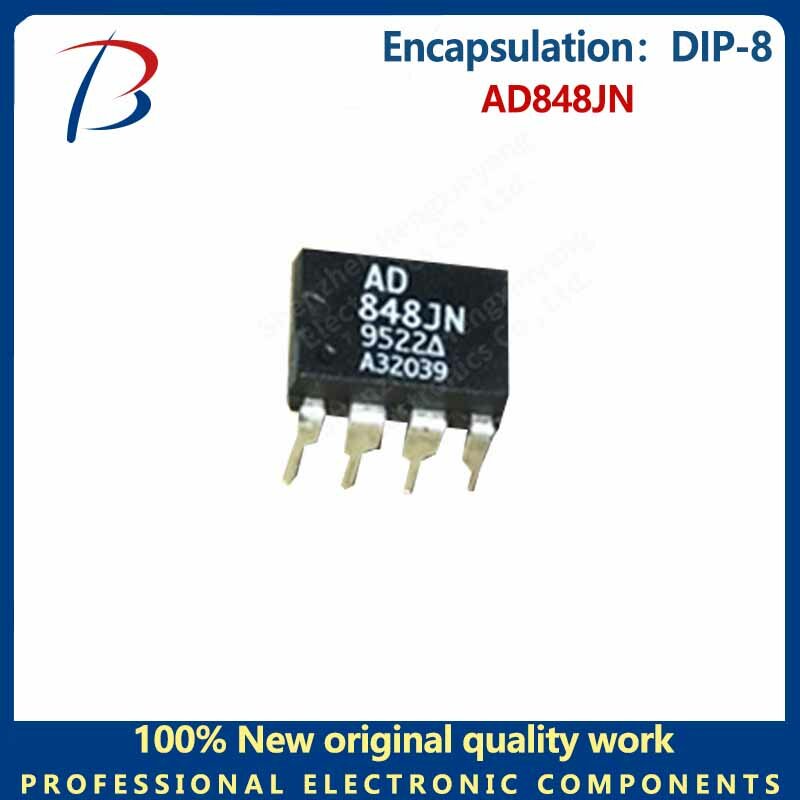 Amplificador integrado de alta velocidade e baixa potência, pacote AD848JN, DIP-8, 5pcs