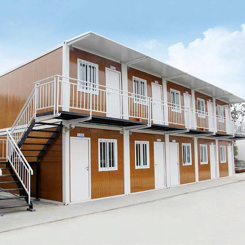 Rumah kontainer lipat modular, rumah kantor, wadah kecil kecil dapat dilipat untuk rumah Kemah 20 kaki 40 kaki