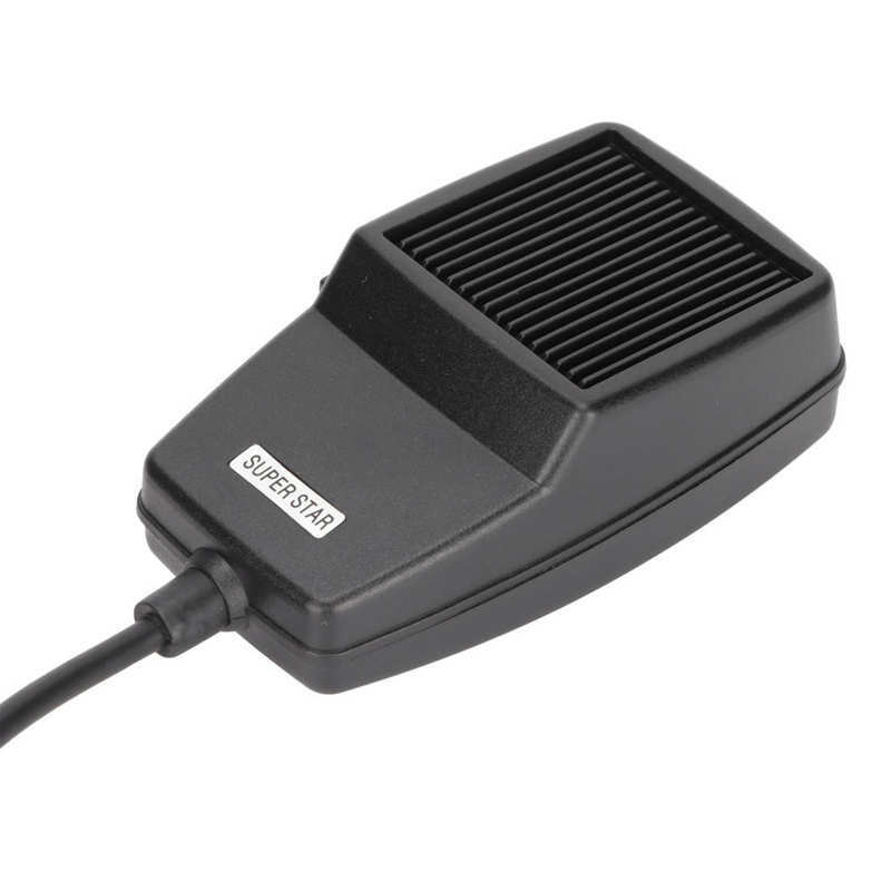 CB micro haut-parleur noir, Microphone à main polyvalent Stable pour talkie-walkie