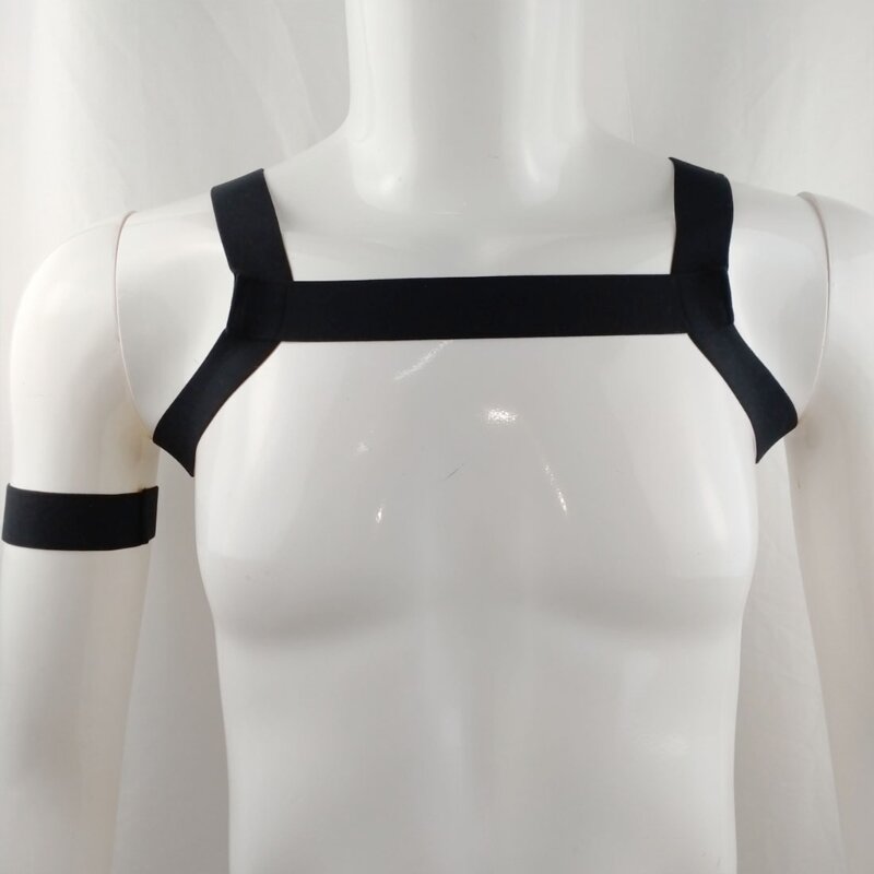 Nam Body Ngực Dây Thắt Lưng Nam Ngoại Lai Trang Phục-Bảo Vệ Cơ Bắp Clubwear Trang Phục