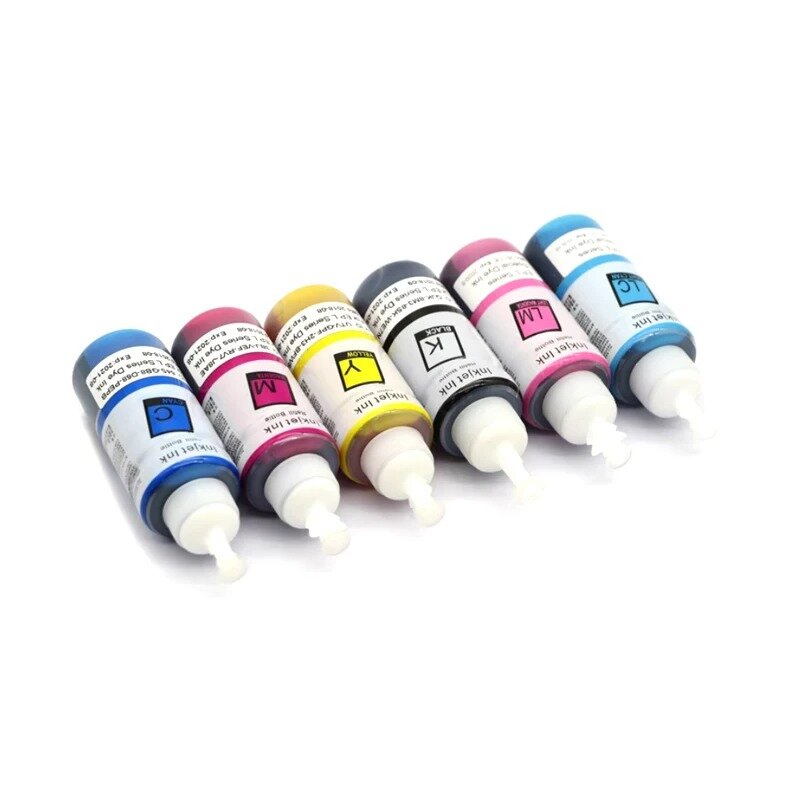 Tusz do napełniania 674 T674 wysokiej jakości kolorowe butelki na bazie wody do drukarki Epson L801 L810 L850 L1800
