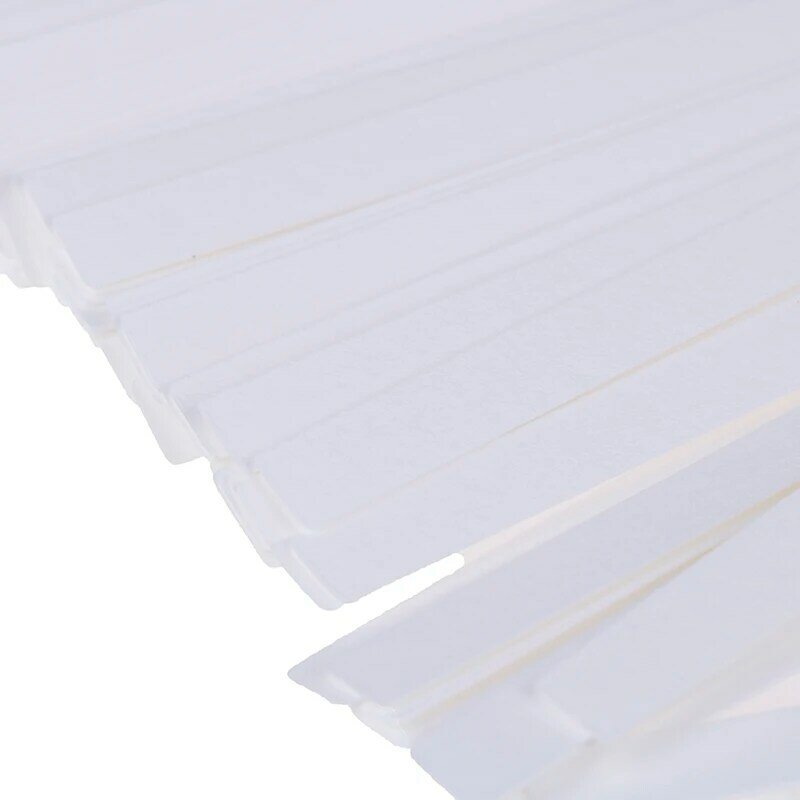 Tira de papel de prueba de Perfume, 100 piezas, punta afilada, 133mm x 8mm, fragancia blanca, aceite esencial, aromaterapia