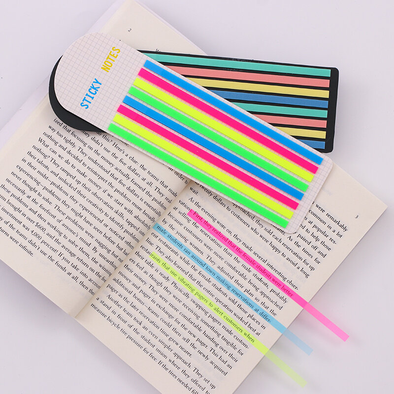 160 sztuk kolorowe naklejki przezroczyste fluorescencyjne zakładki indeksu flagi karteczki samoprzylepne dzieci prezenty szkolne materiały biurowe