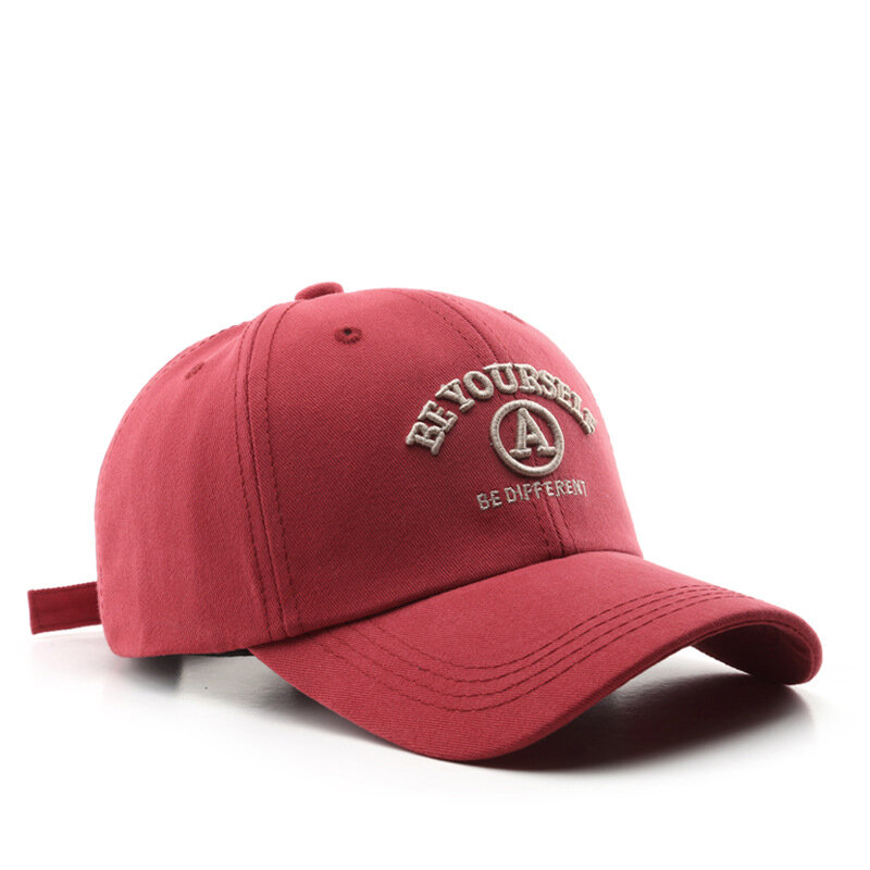 Fashion Embroidered Baseball Hat Women's Men's Duck Tongue Hat Women's Men's Sunshade Hat Unisex Adjustable Cotton Truck Hat